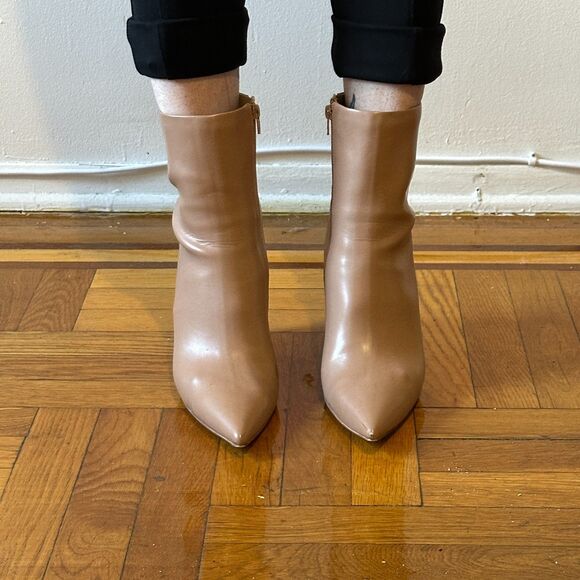 Jefferey Campbell Katerina Nude Ankle Bootie Size 11 - Picture 2 of 10